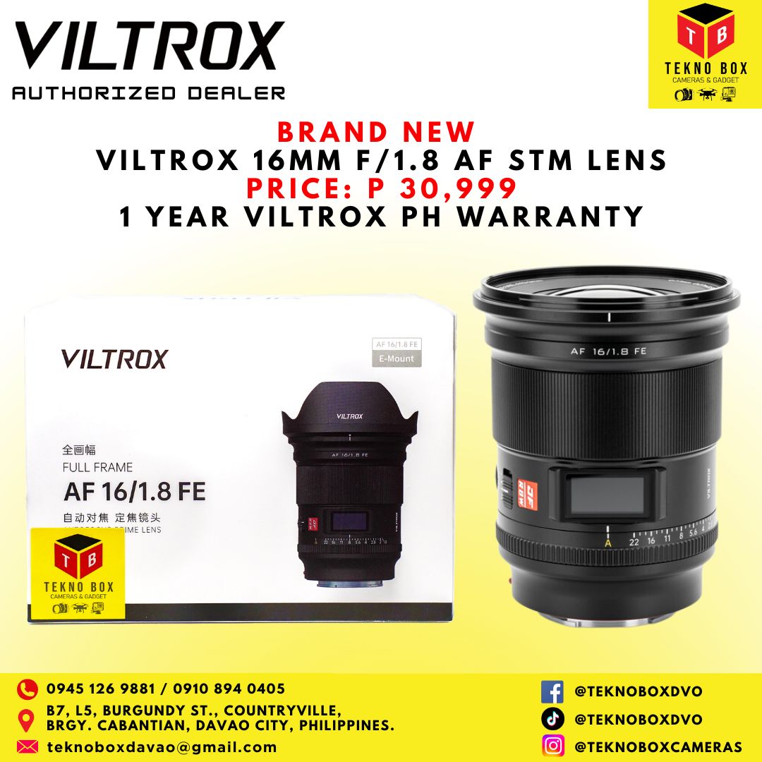 Viltrox 16mm F/1.8 AF Ultra Wide-Angle Lens