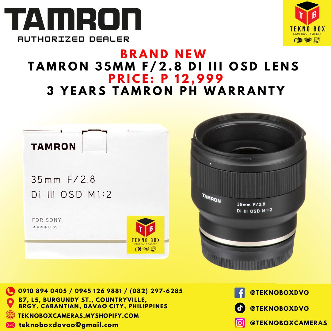 Tamron 35mm F/2.8 DI III OSD M 1:2 Lens