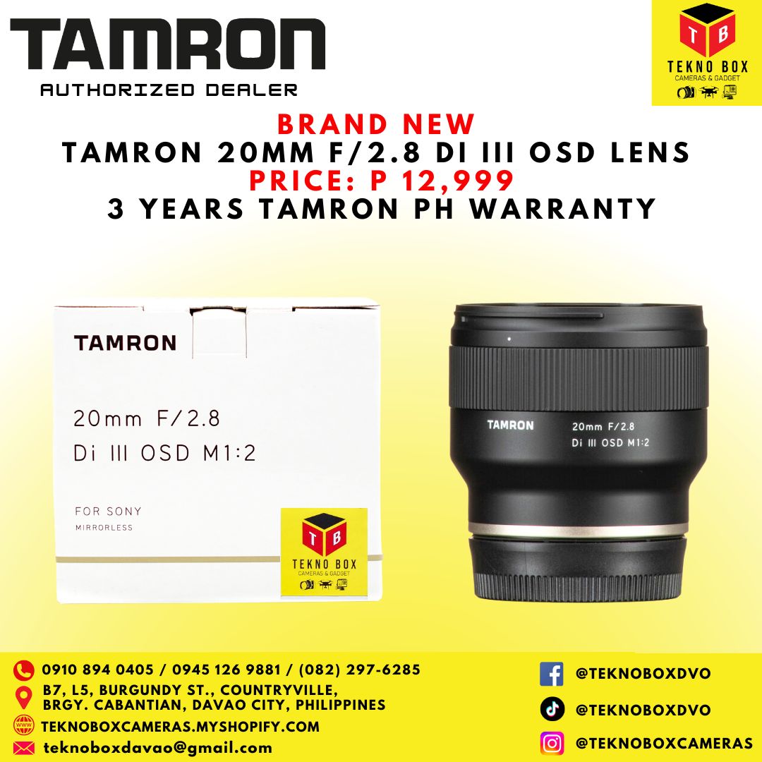 Tamron 20mm F/2.8 DI III OSD Lens