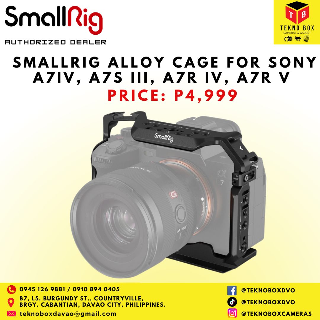 SmallRig Full Camera Cage for Sony a7R V, a7 IV, a7R IV, a7S III, and a1