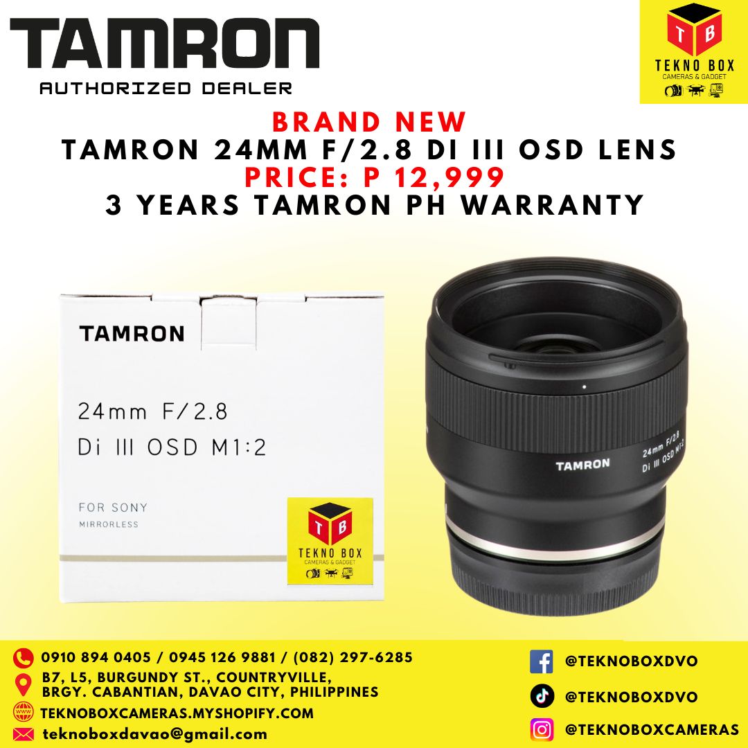 Tamron 24mm f/2.8 Di III OSD M 1:2 Lens