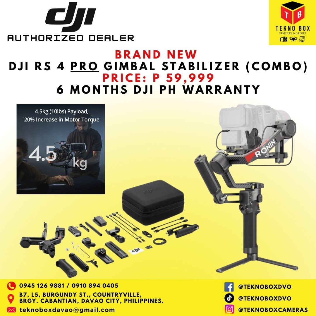 DJI RS 4 Pro Gimbal Stabilizer (Combo)