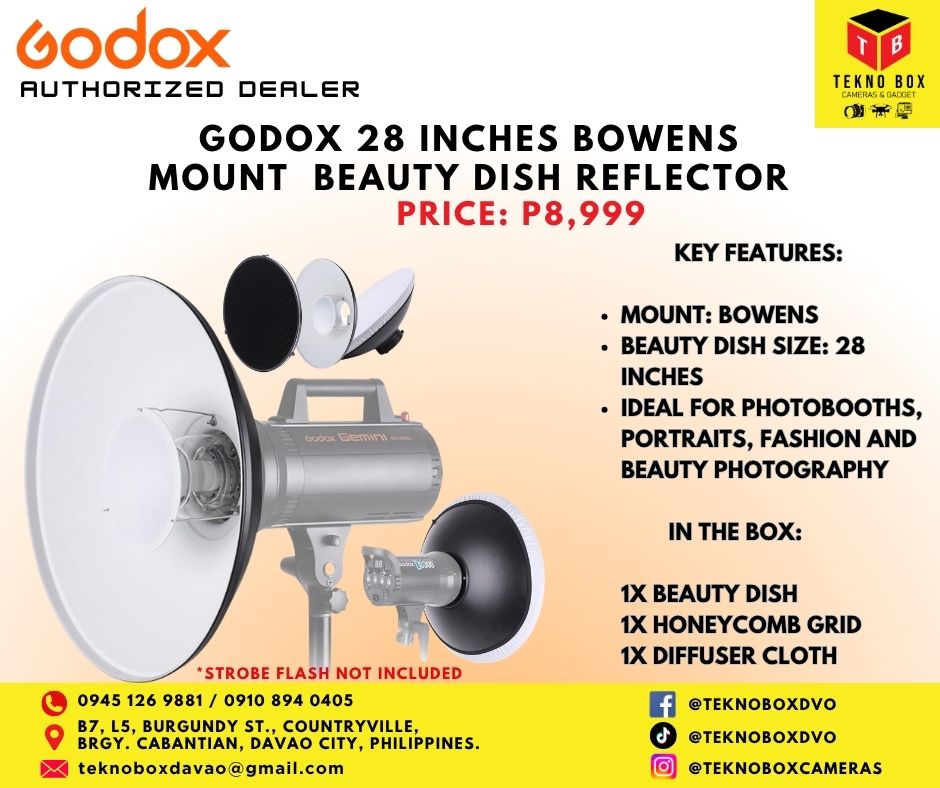 Godox 28 Inches Bowens Mount Beauty Dish Reflector
