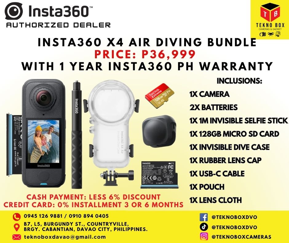 Insta360 X4 Air Diving Bundle (Black)