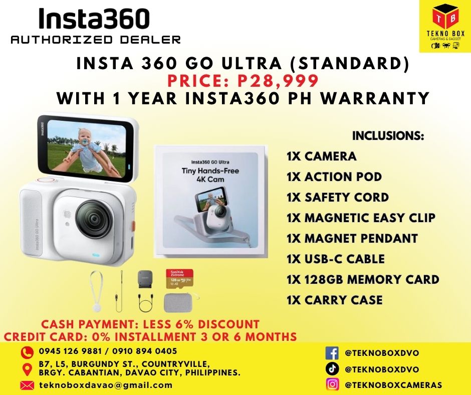 Brand New Insta360 GO Ultra Standard (White)