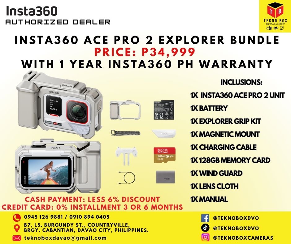 Insta360 Ace Pro 2 Explorer Bundle (White)