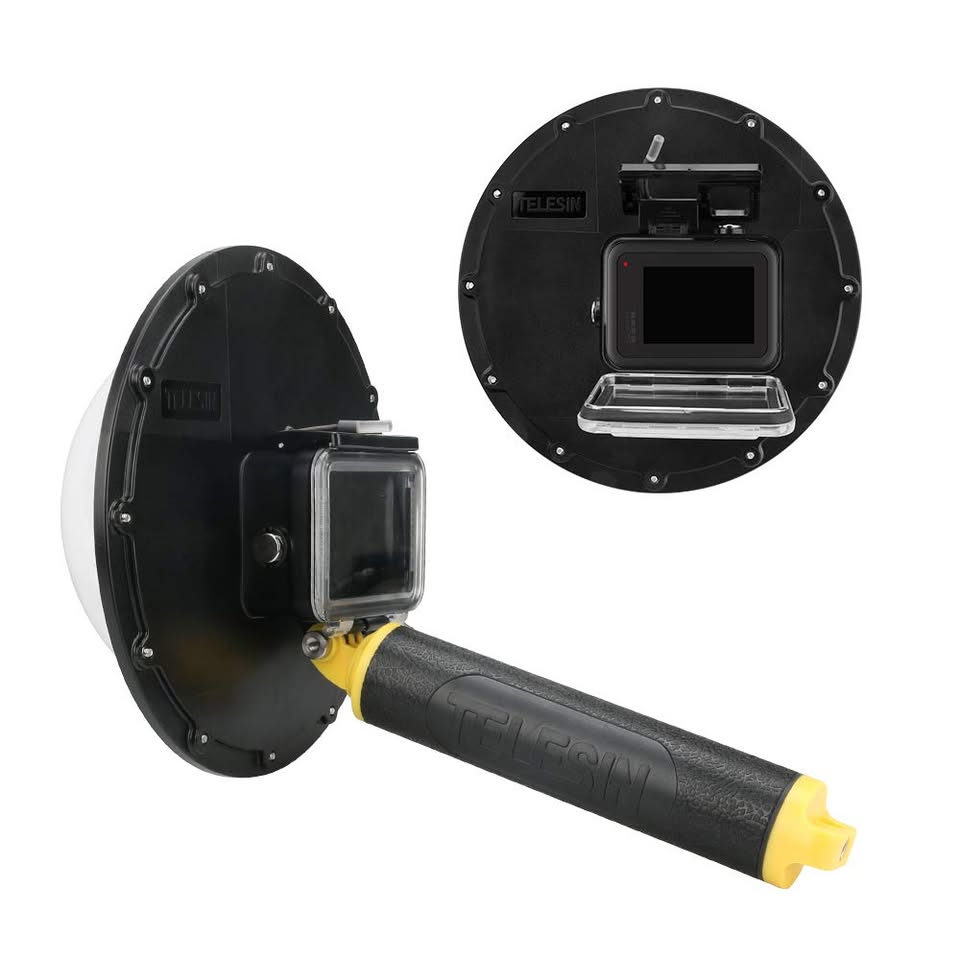 Telesin Underwater Dome w/ Trigger For GoPro Hero 8 Black