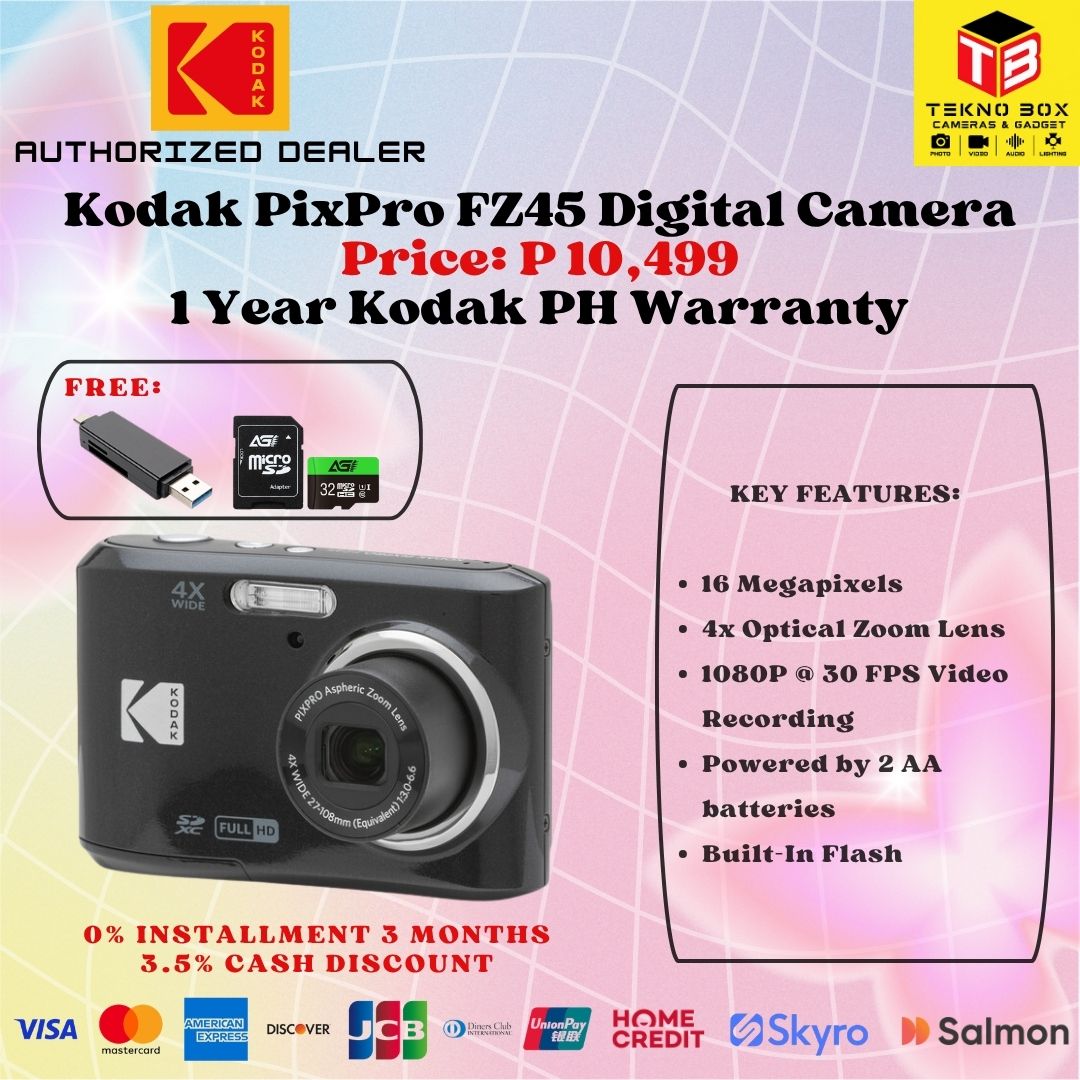 Kodak Pixpro FZ45 Compact Point & Shoot Digital Camera