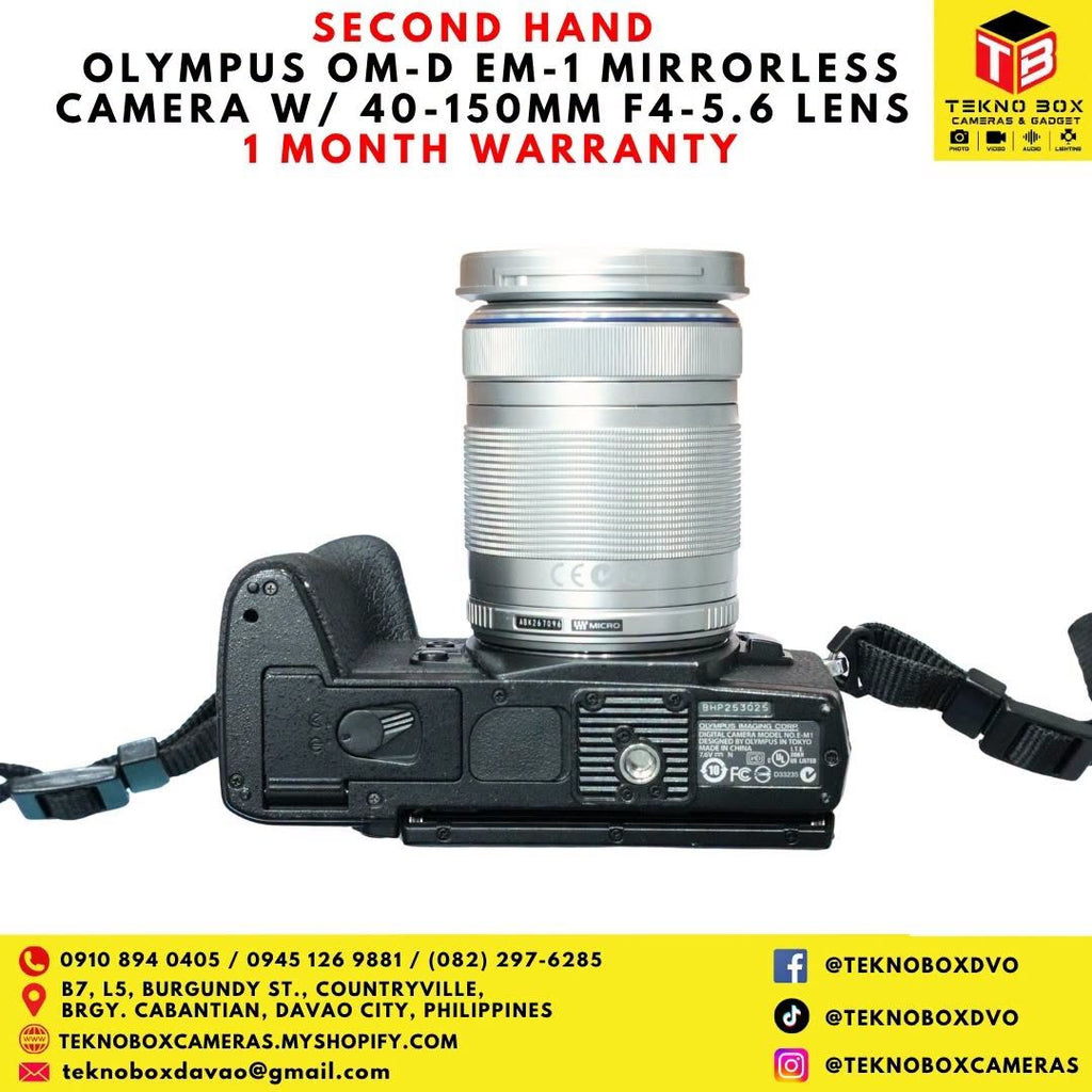 Olympus OM-D E-M1 Mirrorless Camera with 40-150mm F4-5.6 Lens