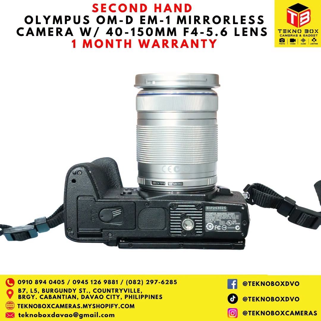 Olympus OM-D E-M1 Mirrorless Camera with 40-150mm F4-5.6 Lens