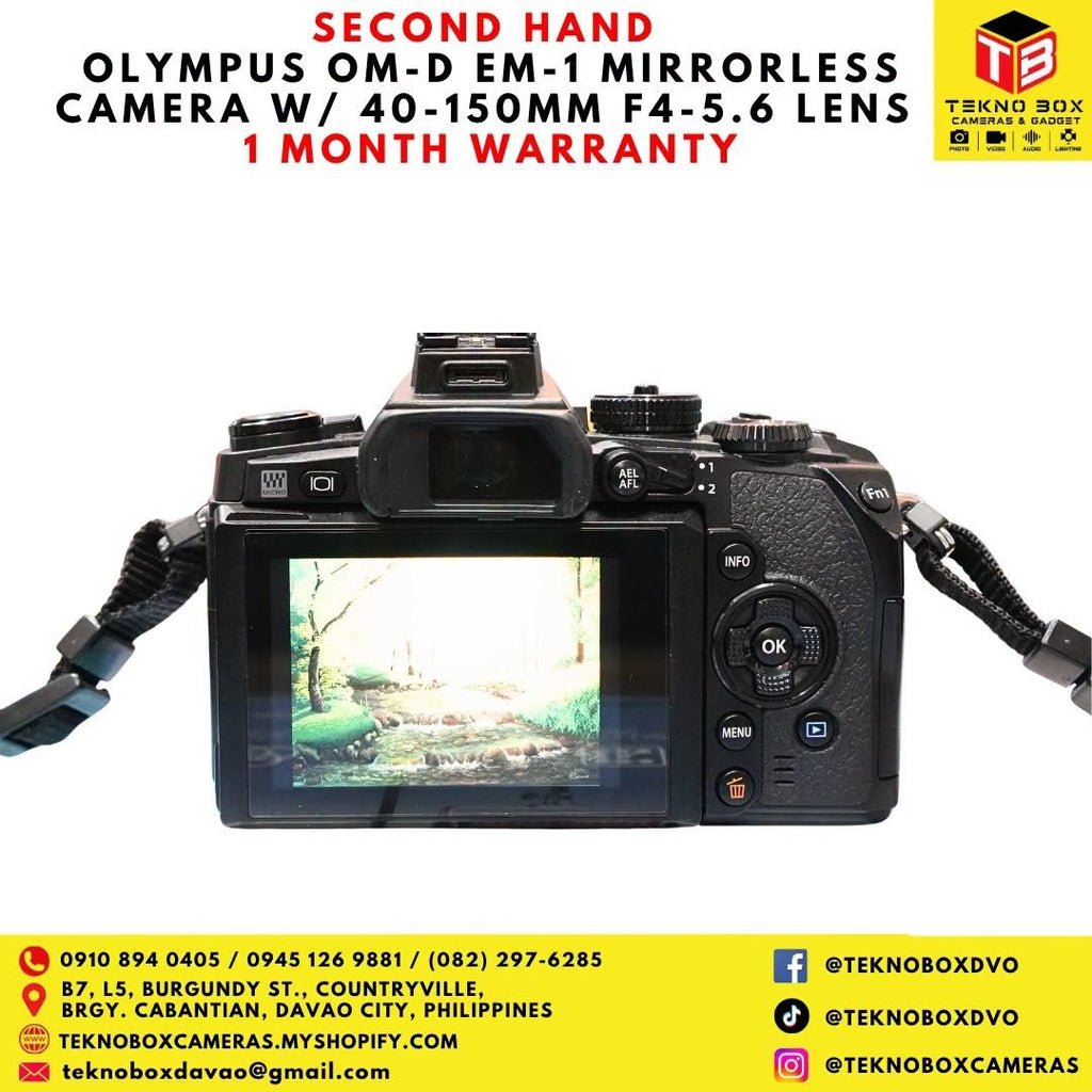 Olympus OM-D E-M1 Mirrorless Camera with 40-150mm F4-5.6 Lens
