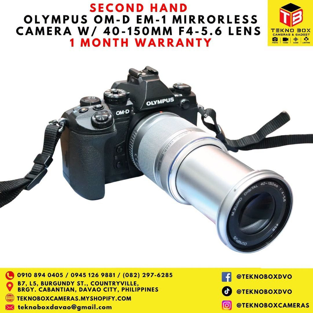 Olympus OM-D E-M1 Mirrorless Camera with 40-150mm F4-5.6 Lens