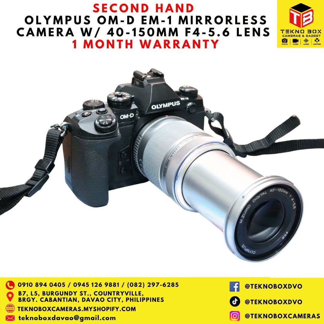 Olympus OM-D E-M1 Mirrorless Camera with 40-150mm F4-5.6 Lens