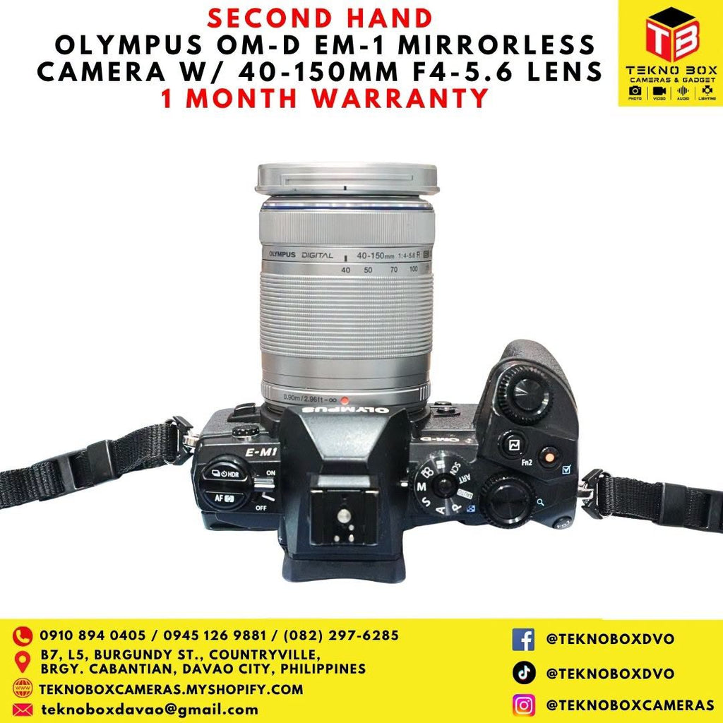 Olympus OM-D E-M1 Mirrorless Camera with 40-150mm F4-5.6 Lens