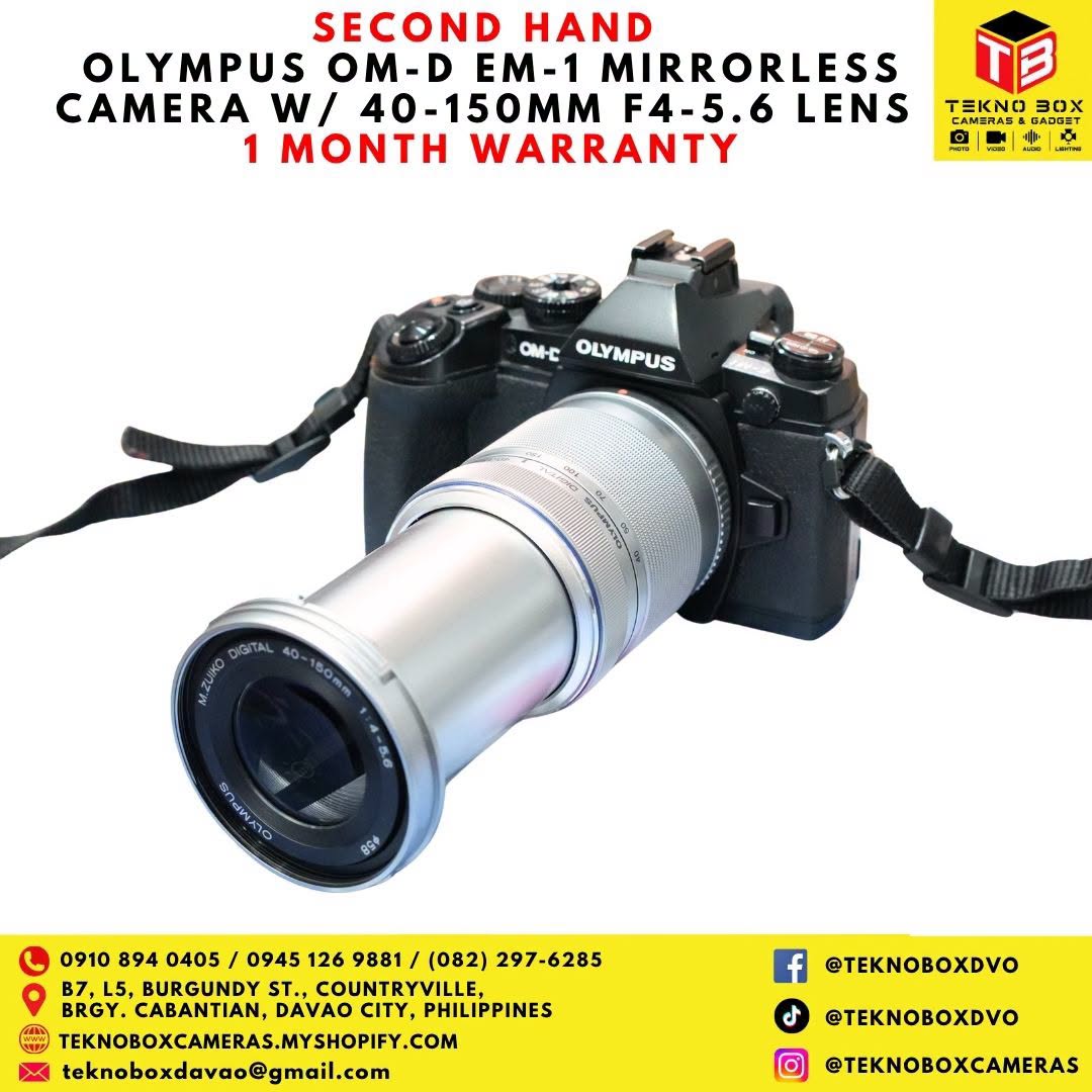 Olympus OM-D E-M1 Mirrorless Camera with 40-150mm F4-5.6 Lens