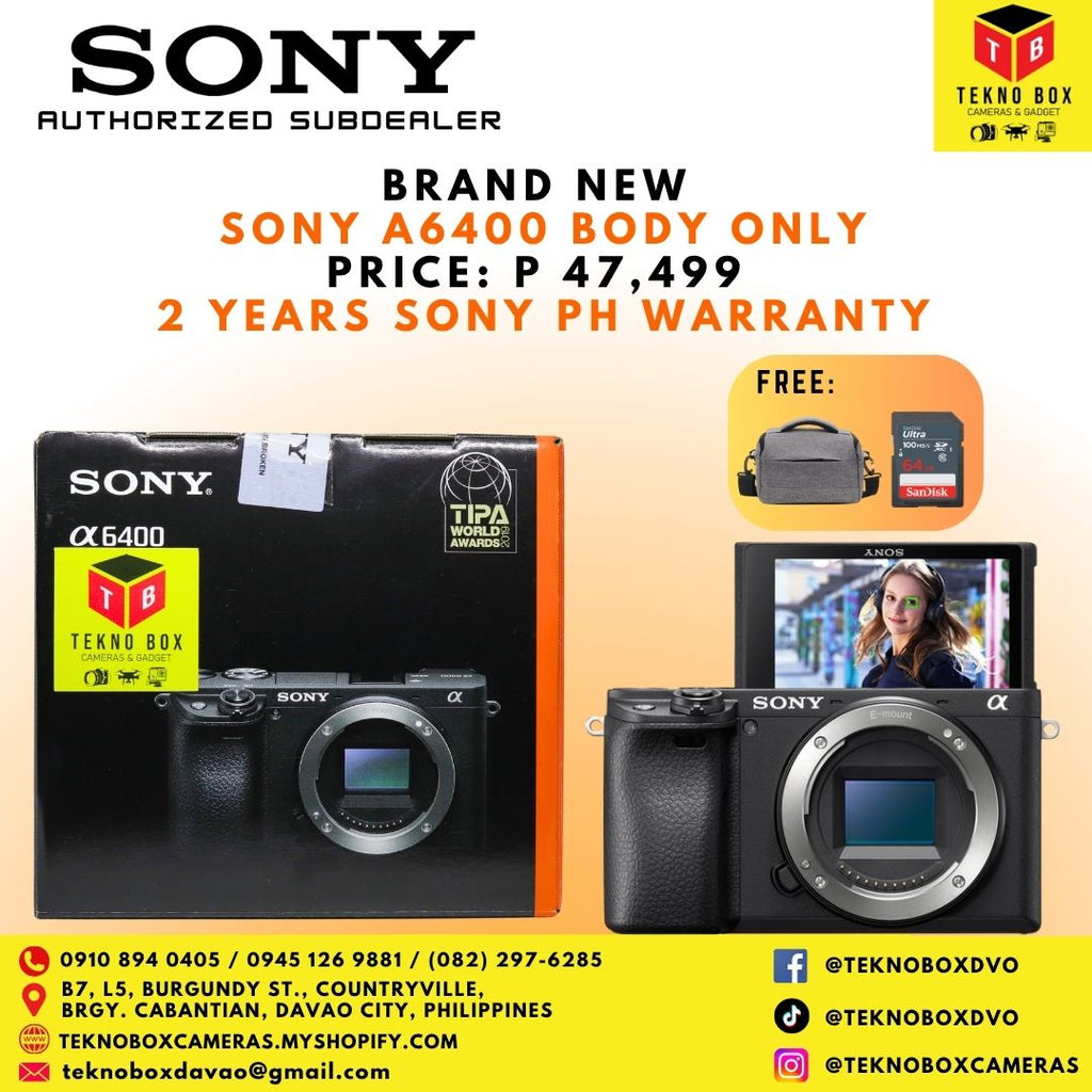 Brand New Sony A6400 Body