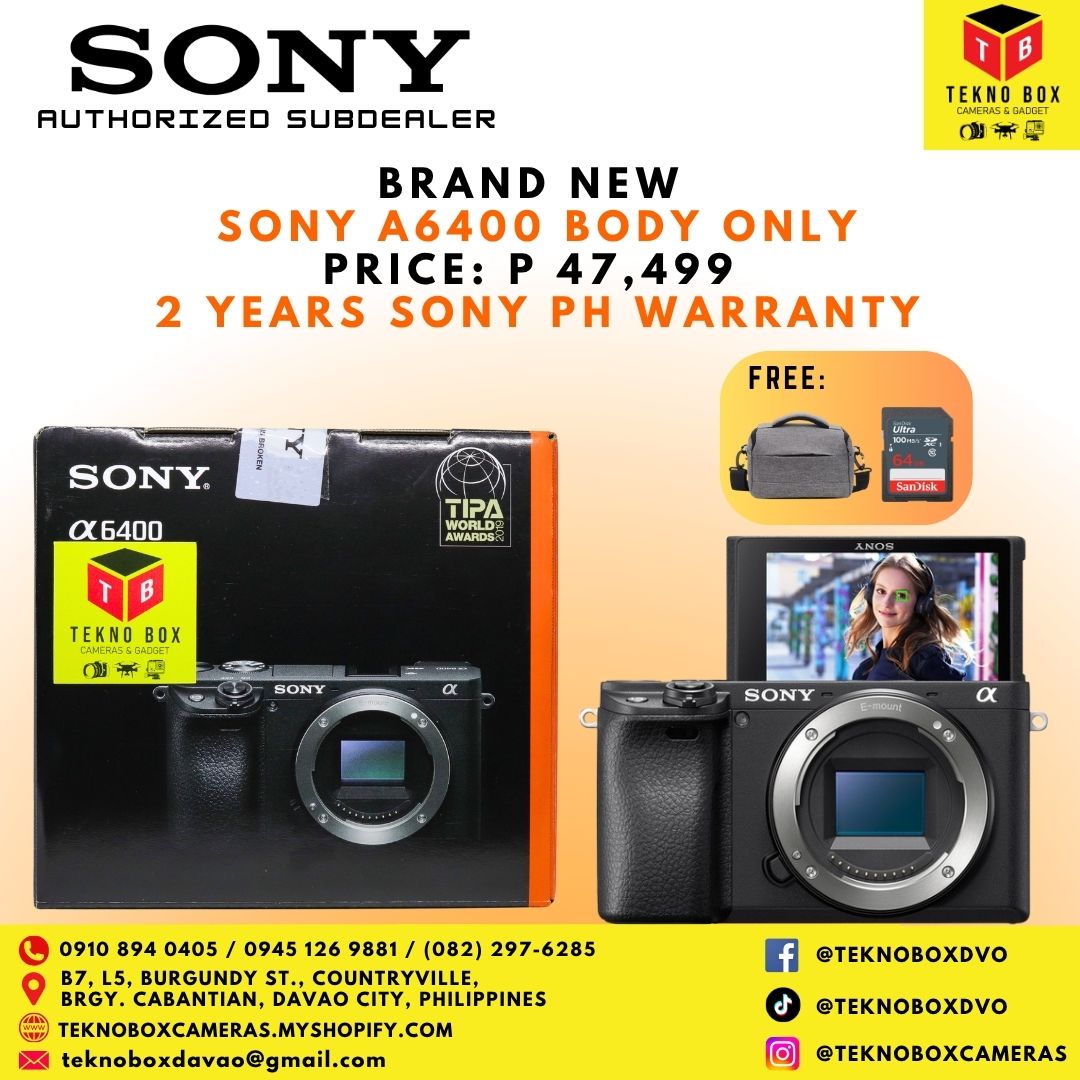 Brand New Sony A6400 Body