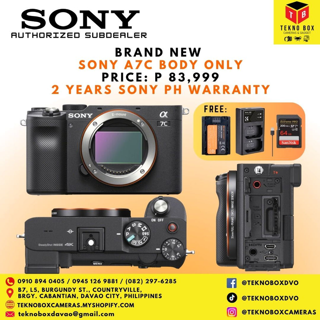 Sony A7C (Body Only)