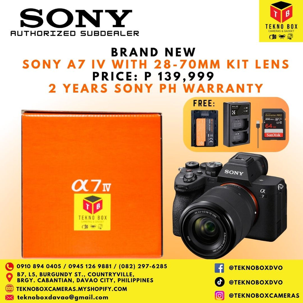 Sony A7 IV With 28-70mm F/3.5-5.6mm Kit Lens