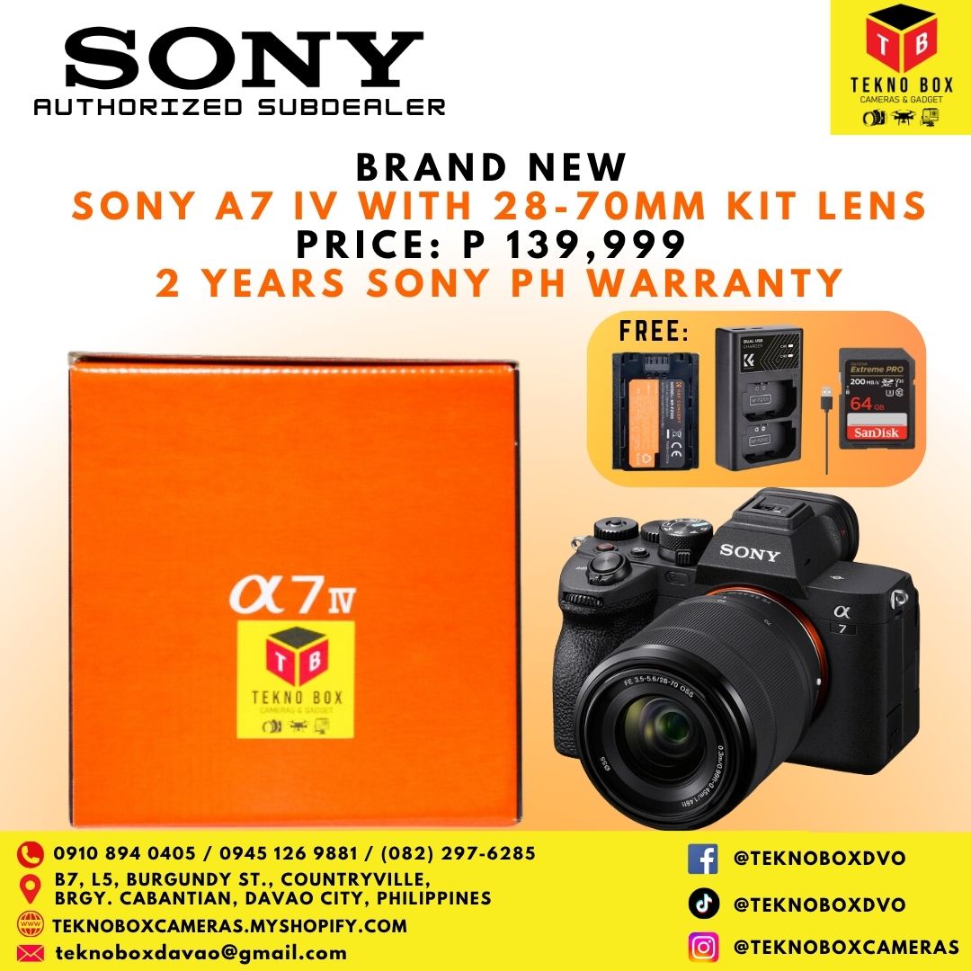 Sony A7 IV With 28-70mm F/3.5-5.6mm Kit Lens
