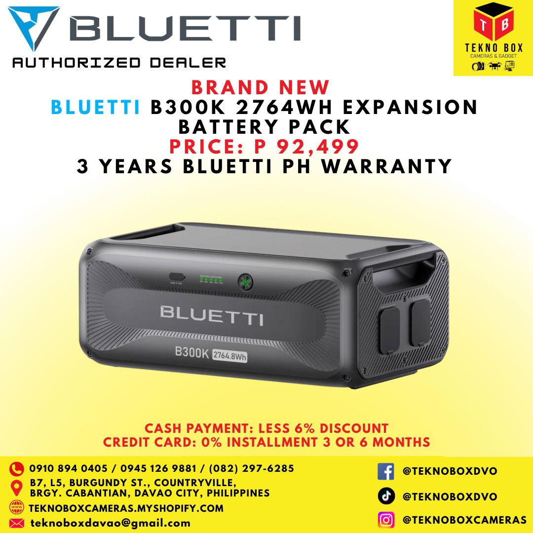 Bluetti B300K 2764.8WH Expansion Battery
