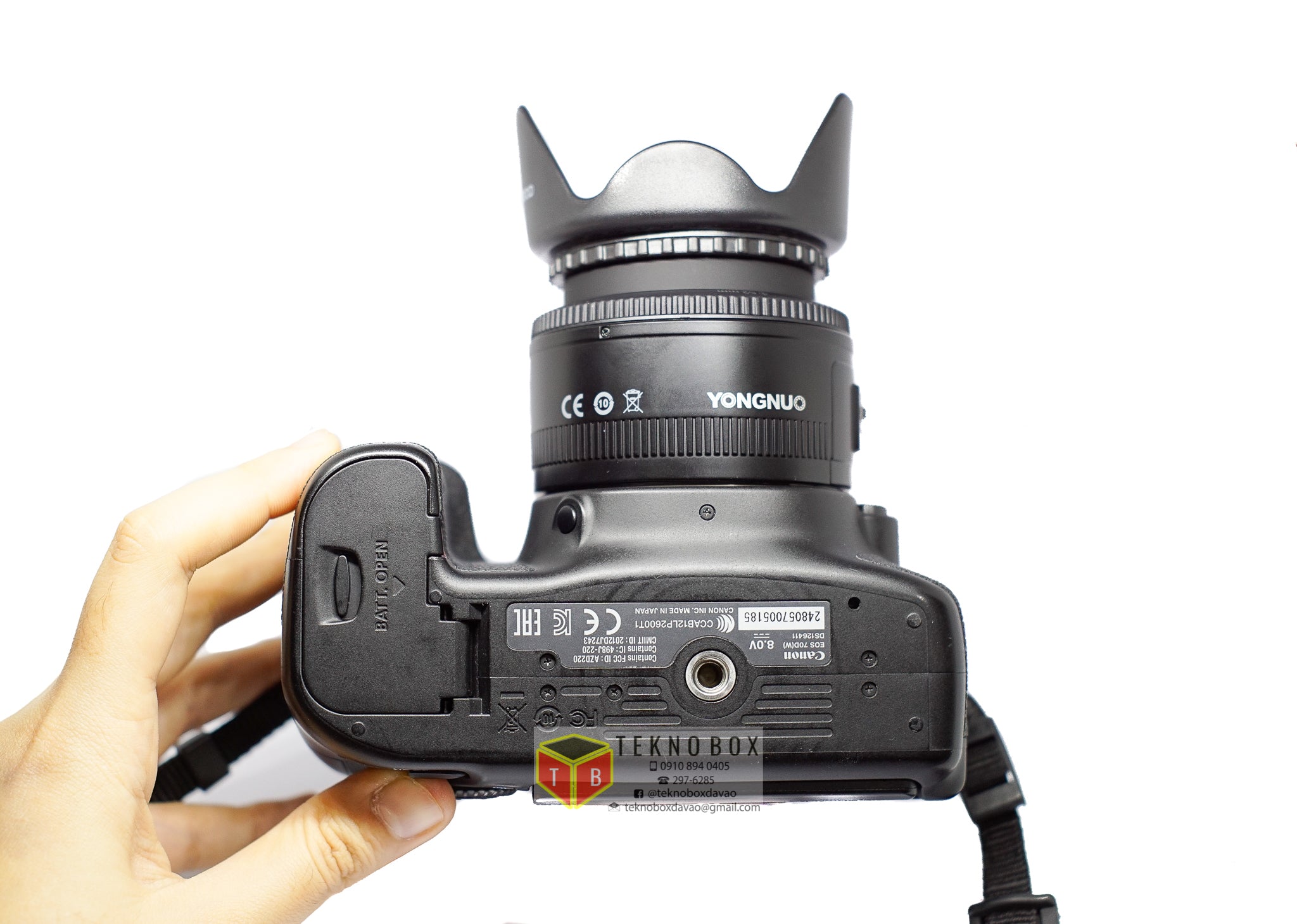 Canon 70D With Yongnuo 50mm F/1.8 Lens
