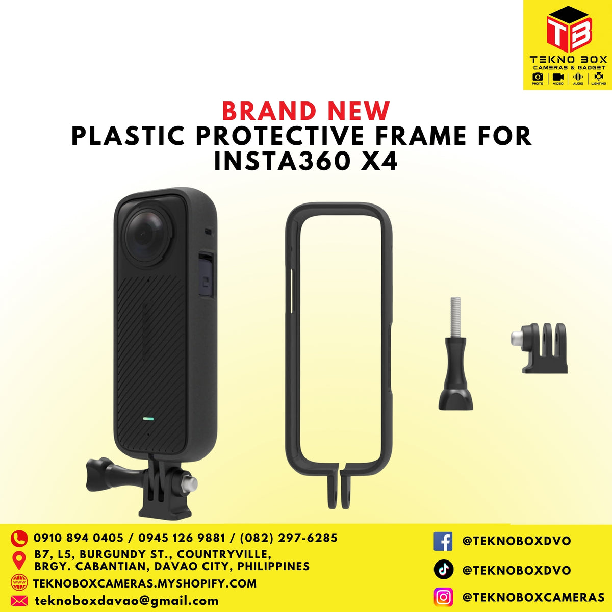 Plastic Protective Frame for Insta360 X4