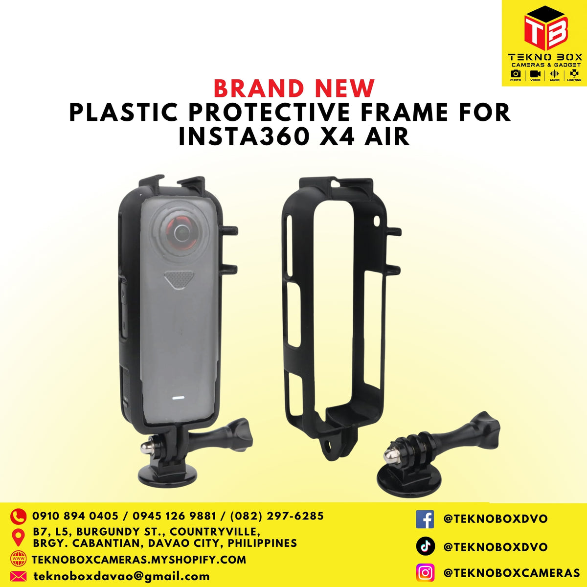Plastic Protective Frame for Insta360 X4 Air