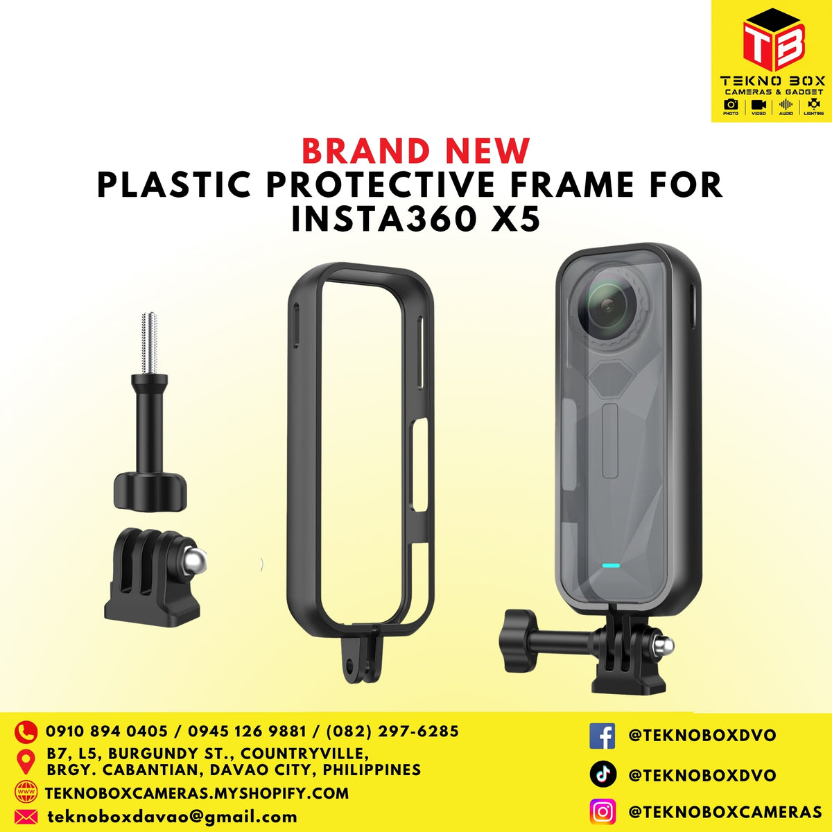 Plastic Protective Frame for Insta360 X5