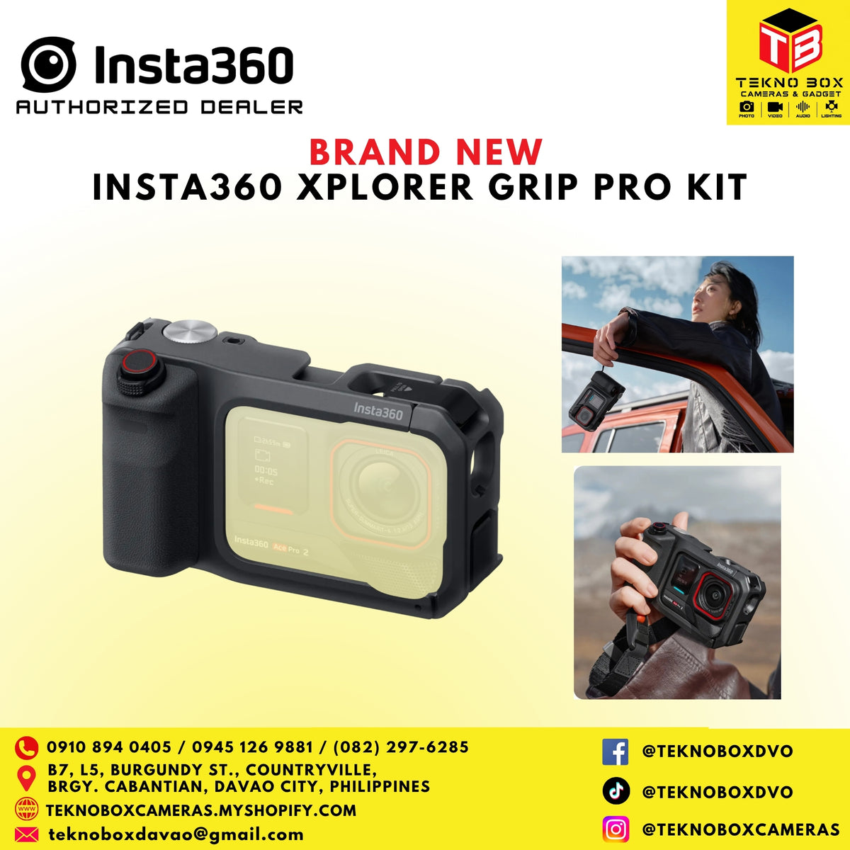 Insta360 Xplorer Grip Pro Kit