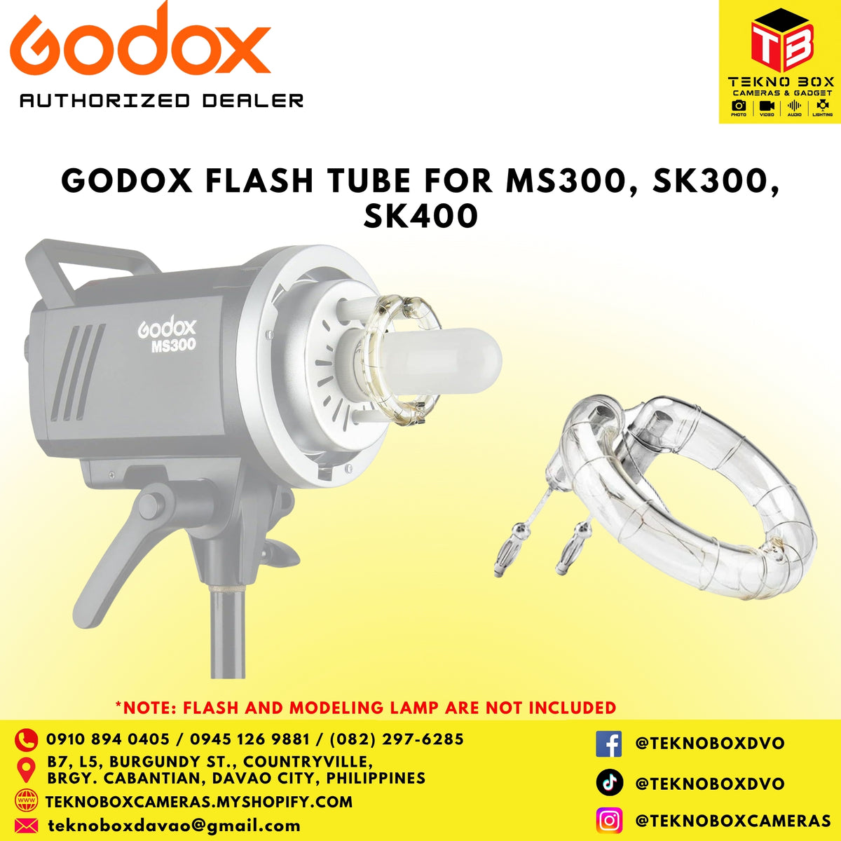 Godox Flash Tube for MS300, SK300, SK400