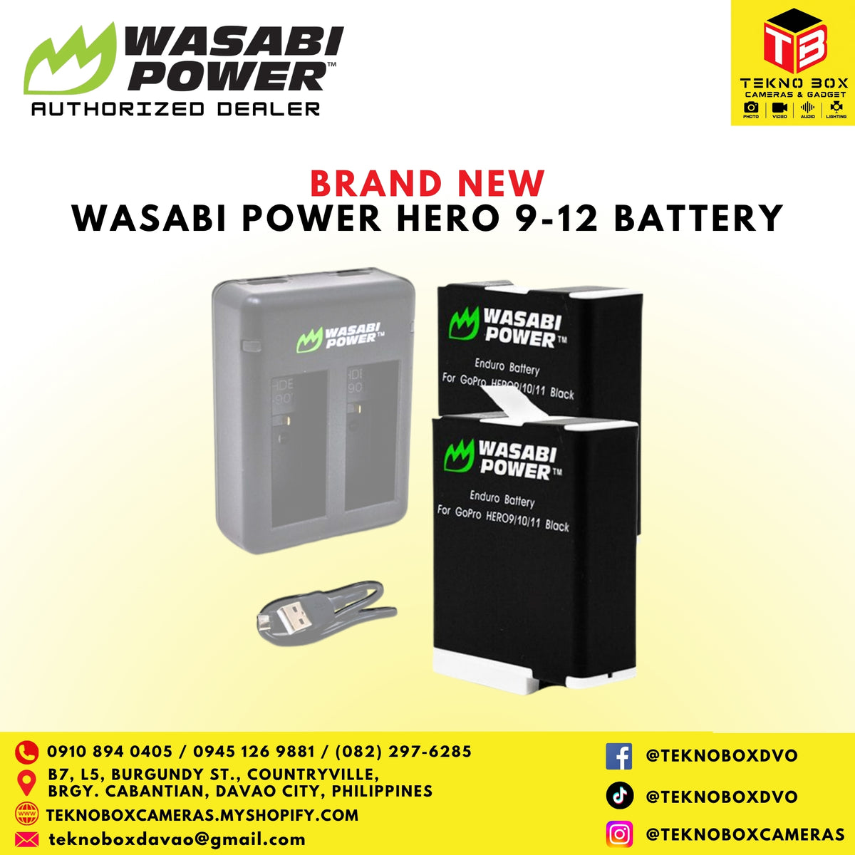 Wasabi Power Hero 9-12 Battery