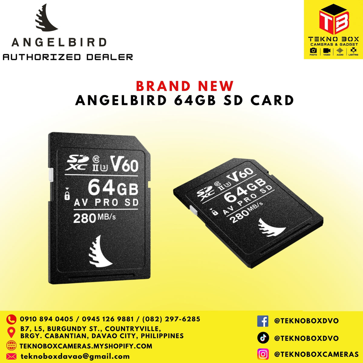 Angelbird 64GB SD Card