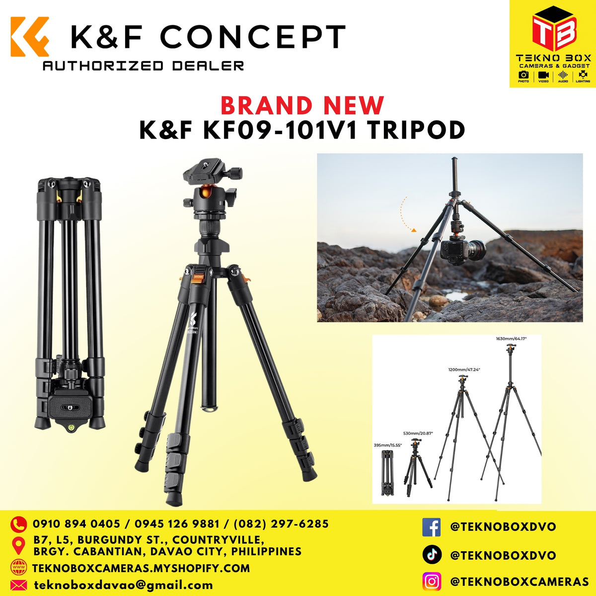 K&F KF09-101V1 Tripod