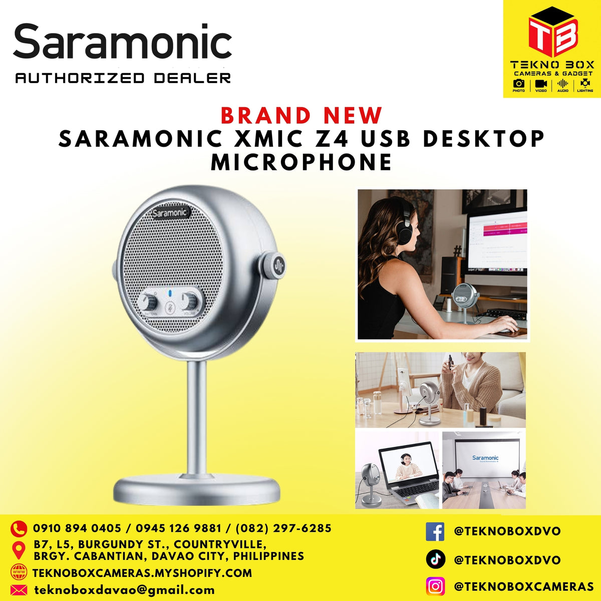 Saramonic XMic Z4 USB Desktop Microphone