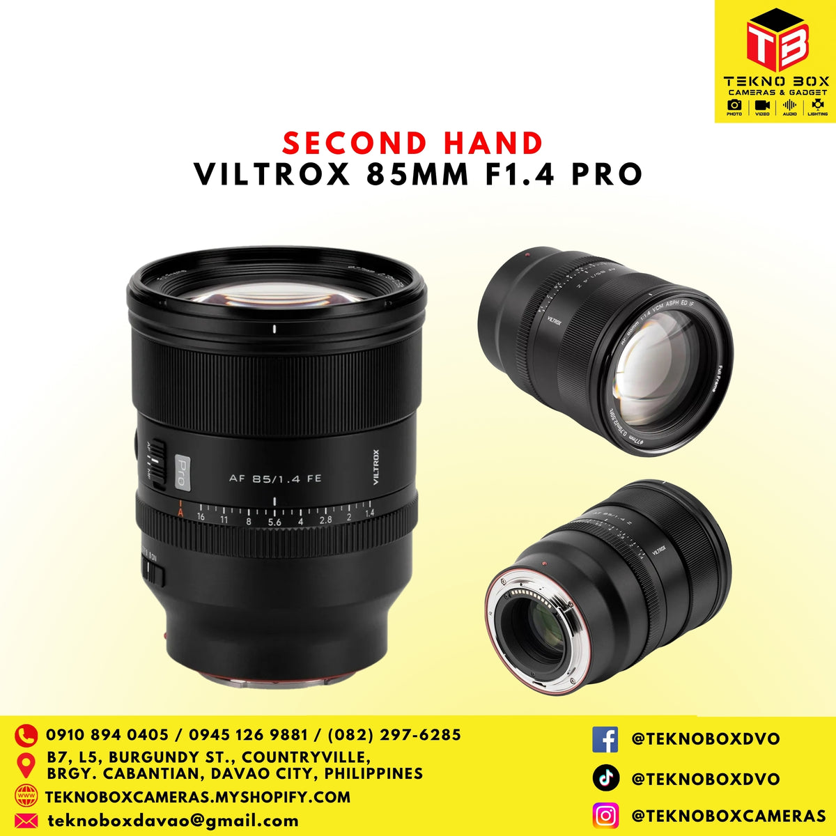 Viltrox 85mm F1.4 Pro