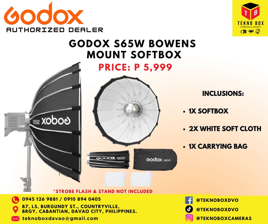 Godox S65W Bowens Mount Softbox