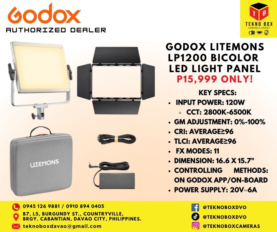 Godox Litemons LP1200 BiColor Led Light Panel