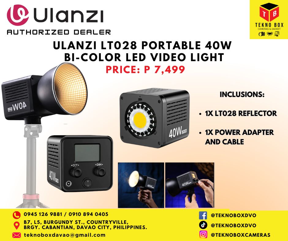 Ulanzi LTO28 Portable 40W Bi-Color LED Video Light