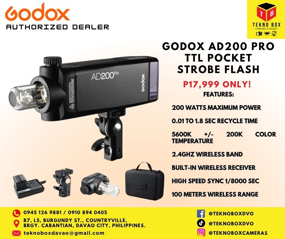 Godox AD200 Pro TTL Pocket Flash