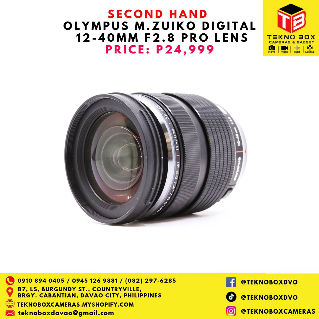 Olympus M. Zuiko Digital 12-40mm F2.8 PRO Lens