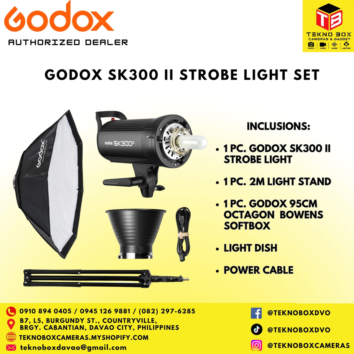 Godox SK300 II Studio Strobe Light Set