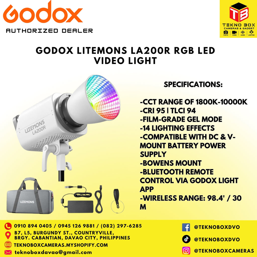 Godox Litemons LA200R RGB LED Video Light