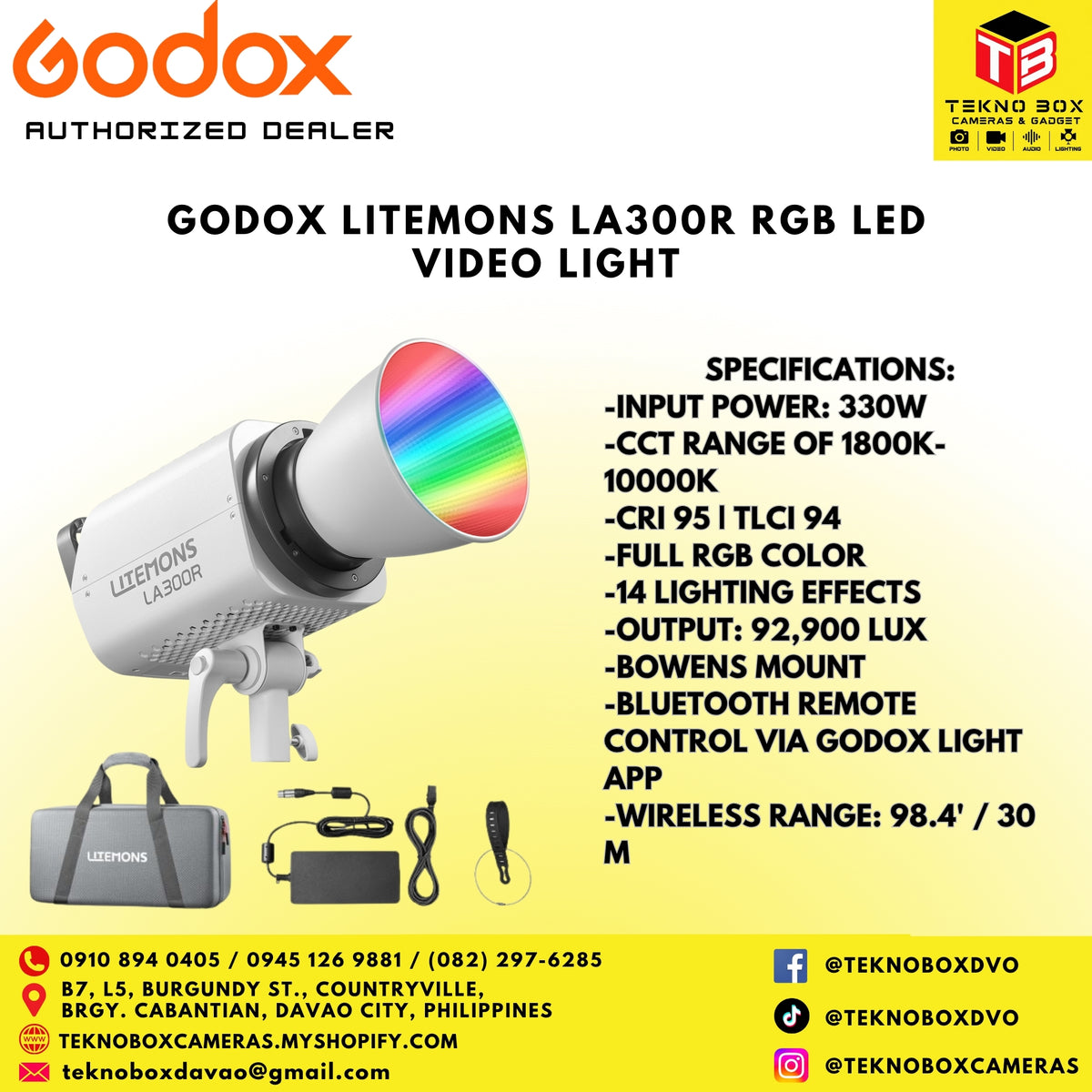 Godox Litemons LA300R RGB LED Video Light