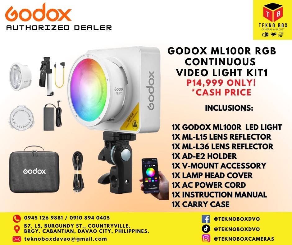 Godox ML100R RGB LED Video Light Kit