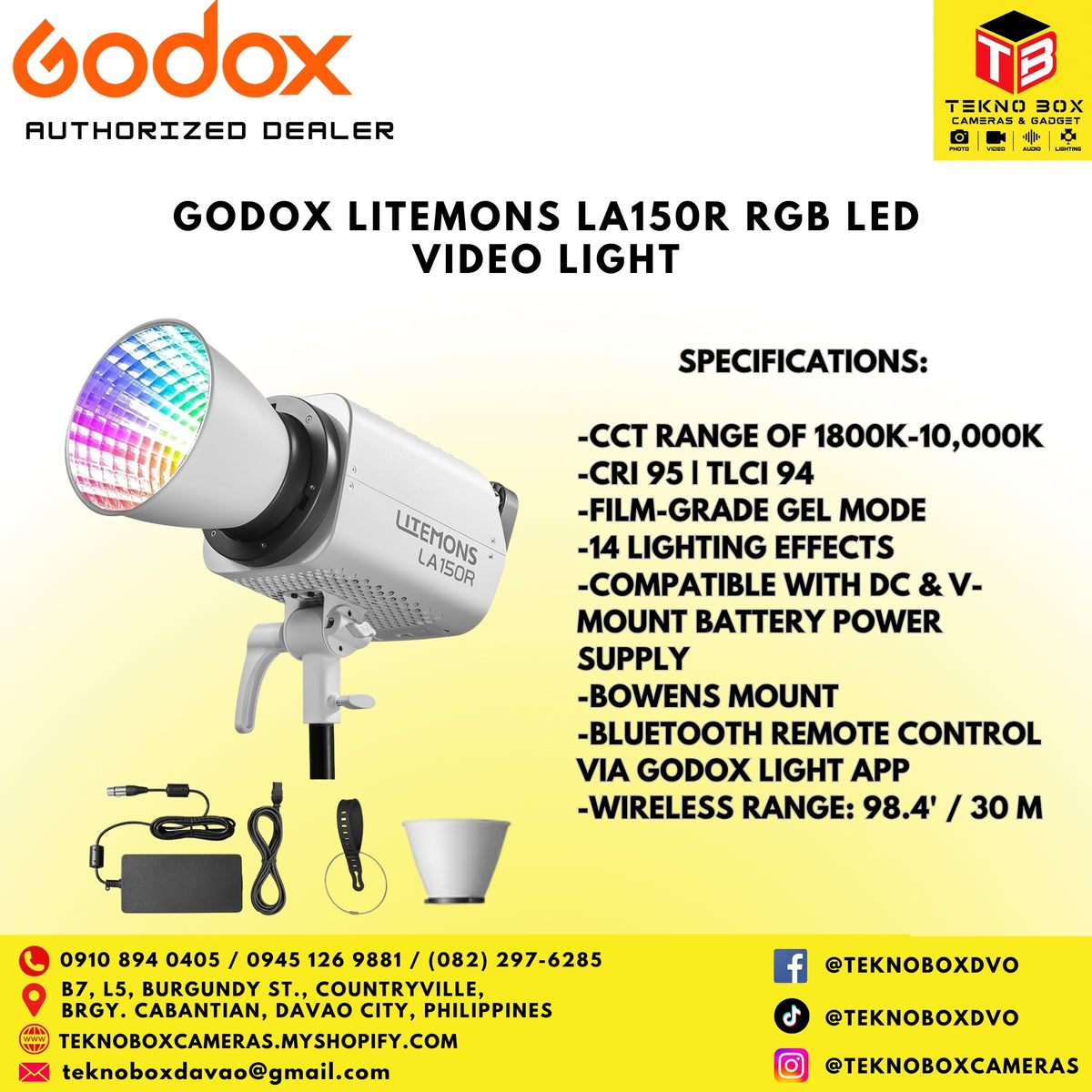Godox Litemons LA150R RGB LED Video Light