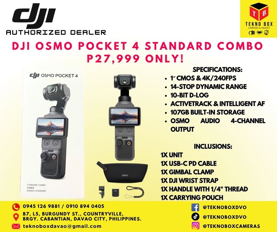 DJI Osmo Pocket 4 Standard Combo