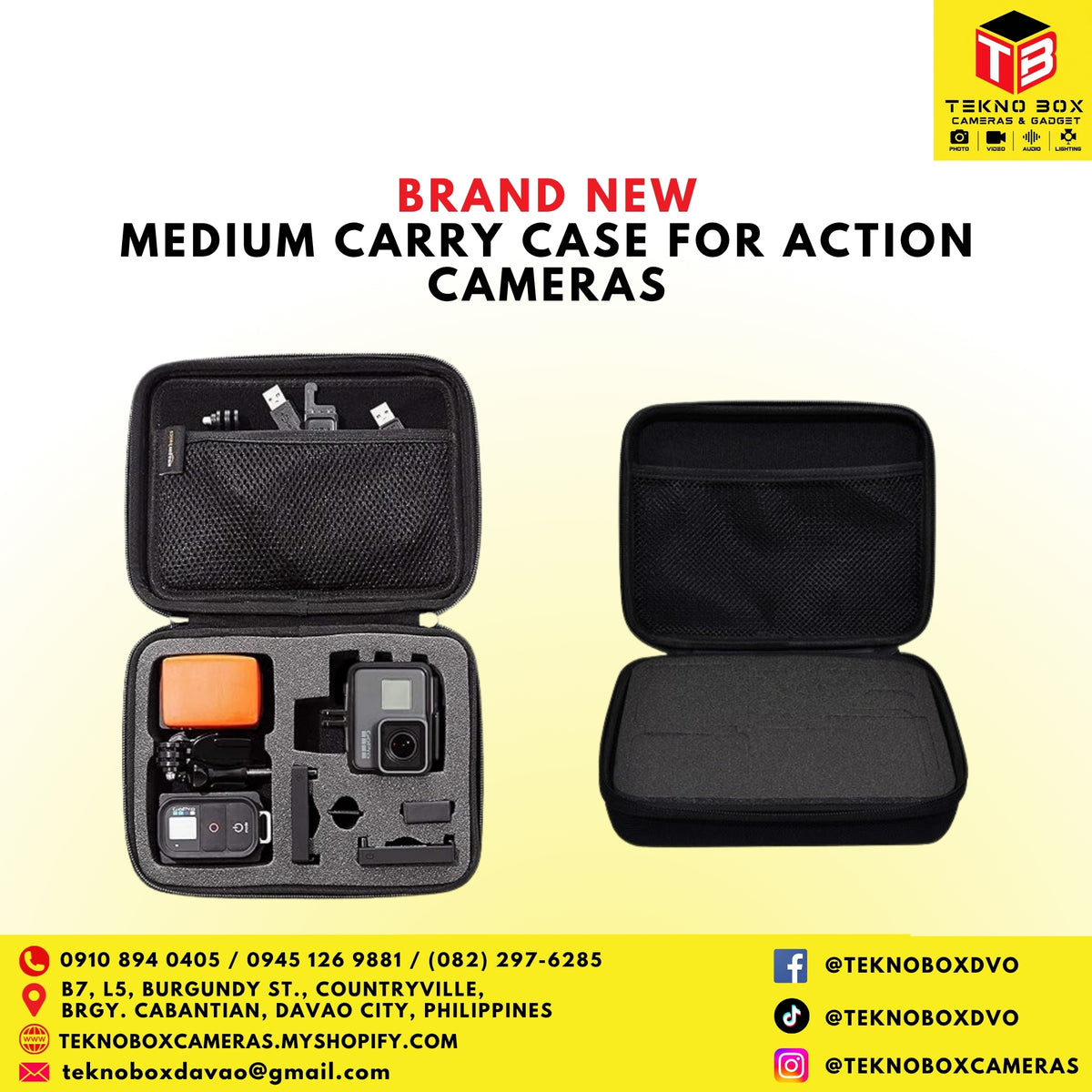 Medium Carry Case for Action Cameras