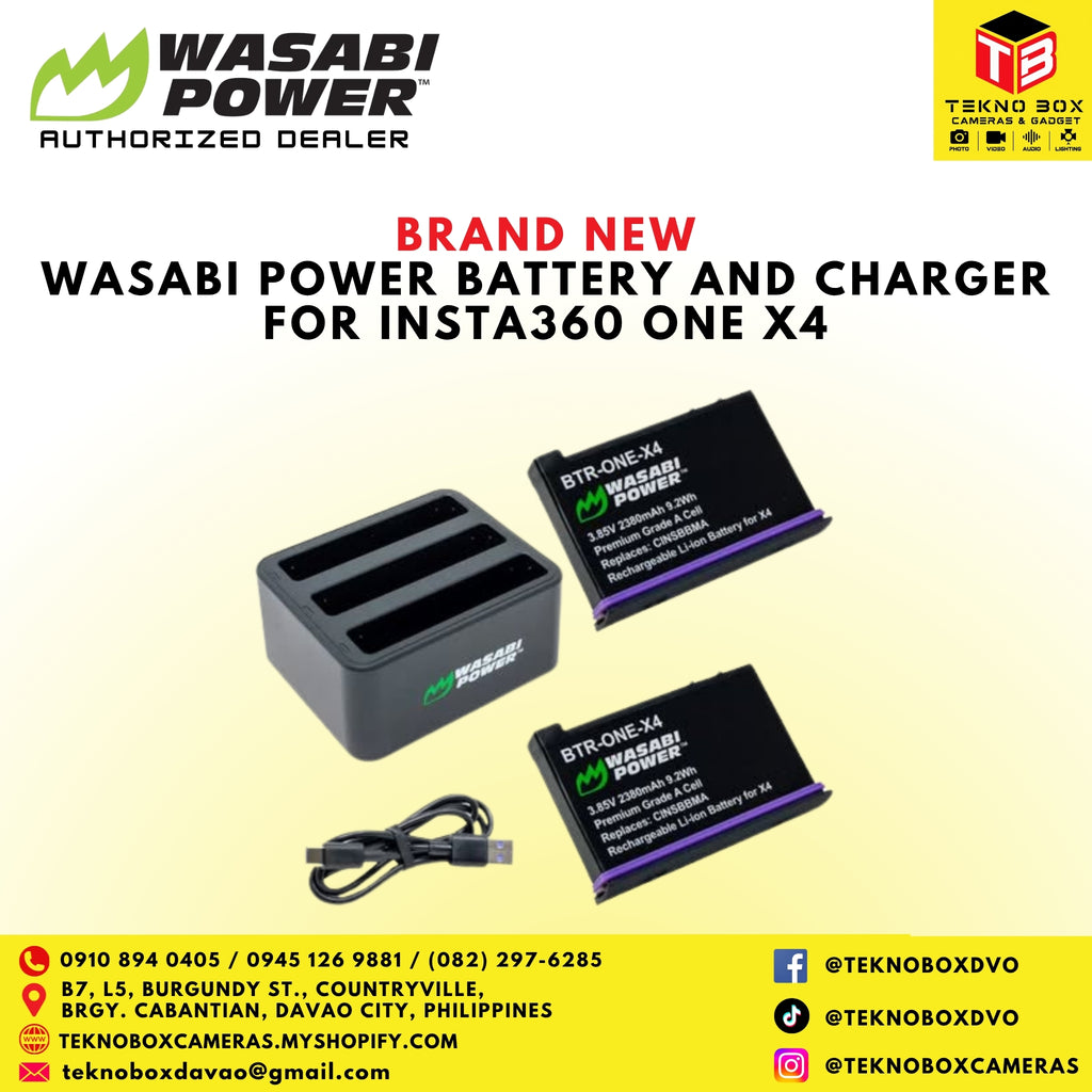 Wasabi Power Battery for Insta360 ONE X4