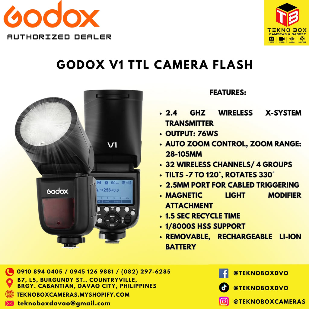 Godox V1 TTL Camera Flash